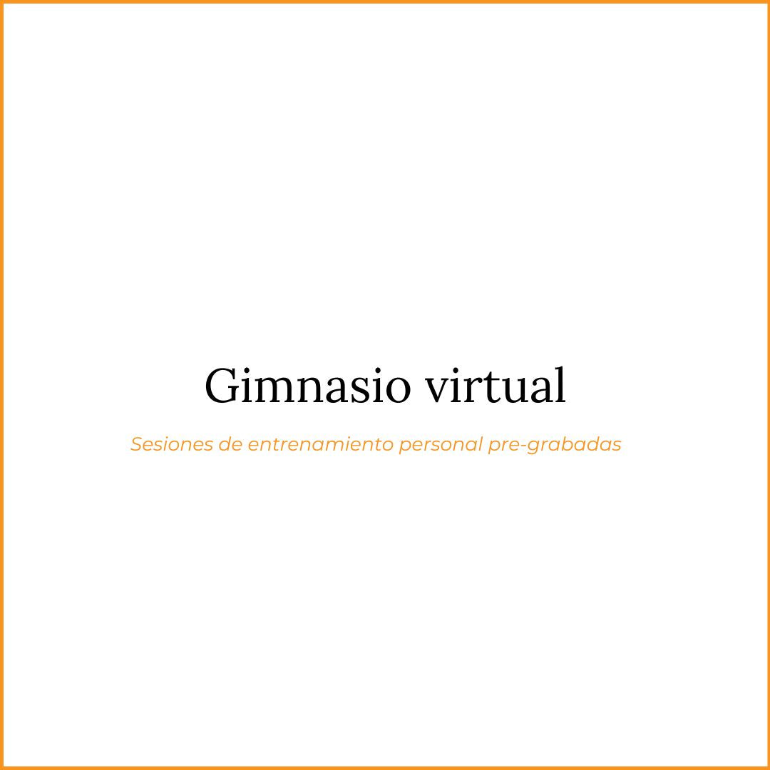 Gimnasio virtual: Sesiones de entrenamientos personales online pregrabados